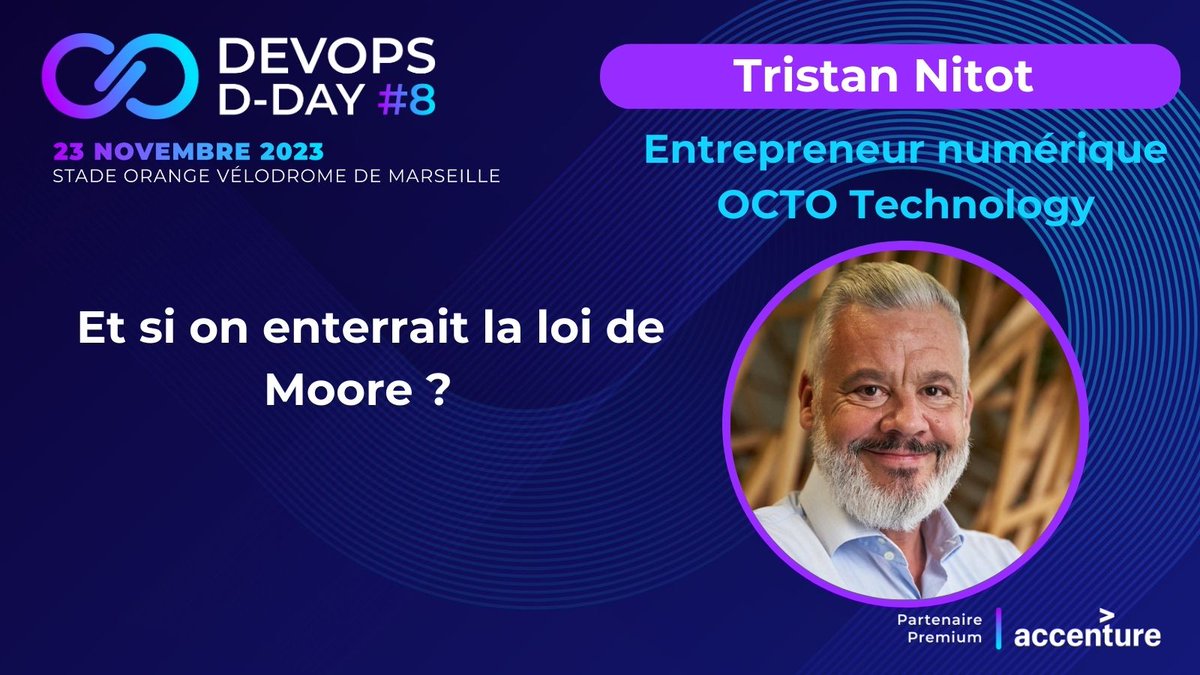 DEVOPS D-DAY (@devopsdday) on Twitter photo Demain on se donne rendez à 09h20 pour la première séance de la Journée DEVOPS D-DAY, au niveau 4, pendant notre café d'accueil. Tristan Nitot d'<a href="/OCTOTechnology/">OCTO Technology</a> ouvre le bal de cette belle journée en nous posant la question " Et si on enterrait la loi de Moore ?"
A demain, Demain on se donne rendez à 09h20 pour la première séance de la Journée DEVOPS D-DAY, au niveau 4, pendant notre café d'accueil. Tristan Nitot d'<a href="/OCTOTechnology/">OCTO Technology</a> ouvre le bal de cette belle journée en nous posant la question " Et si on enterrait la loi de Moore ?"
A demain,