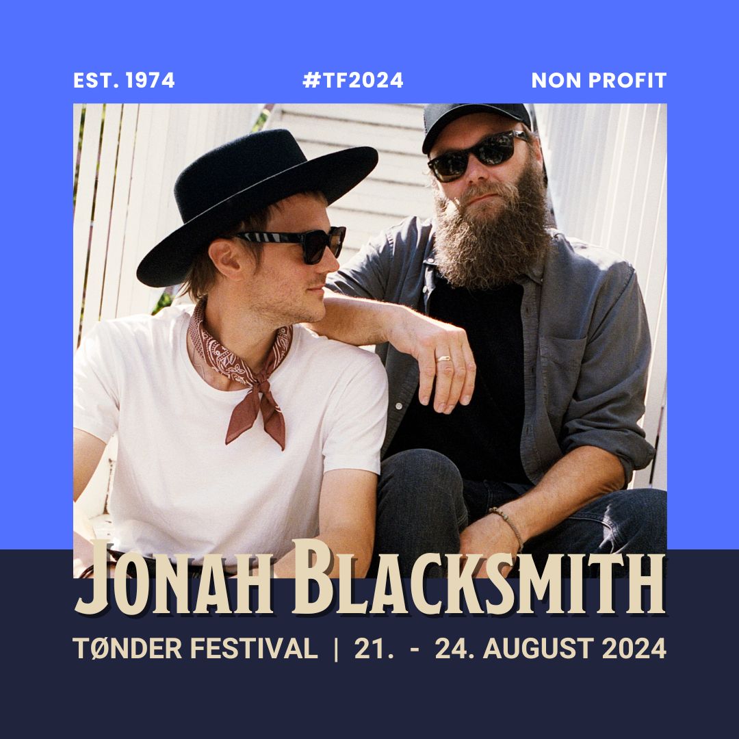 Jonah Blacksmith at Tønder Festival 🔥 The Danish seven-piece band Jonah Blacksmith will perform at Tønder Festival 2024, giving the 50th jubilee a concert of many dimensions. We are so excited! More at tf.dk/en/news/. 🎟️Tickets up for grabs: tf.dk/en/buy-ticket/
