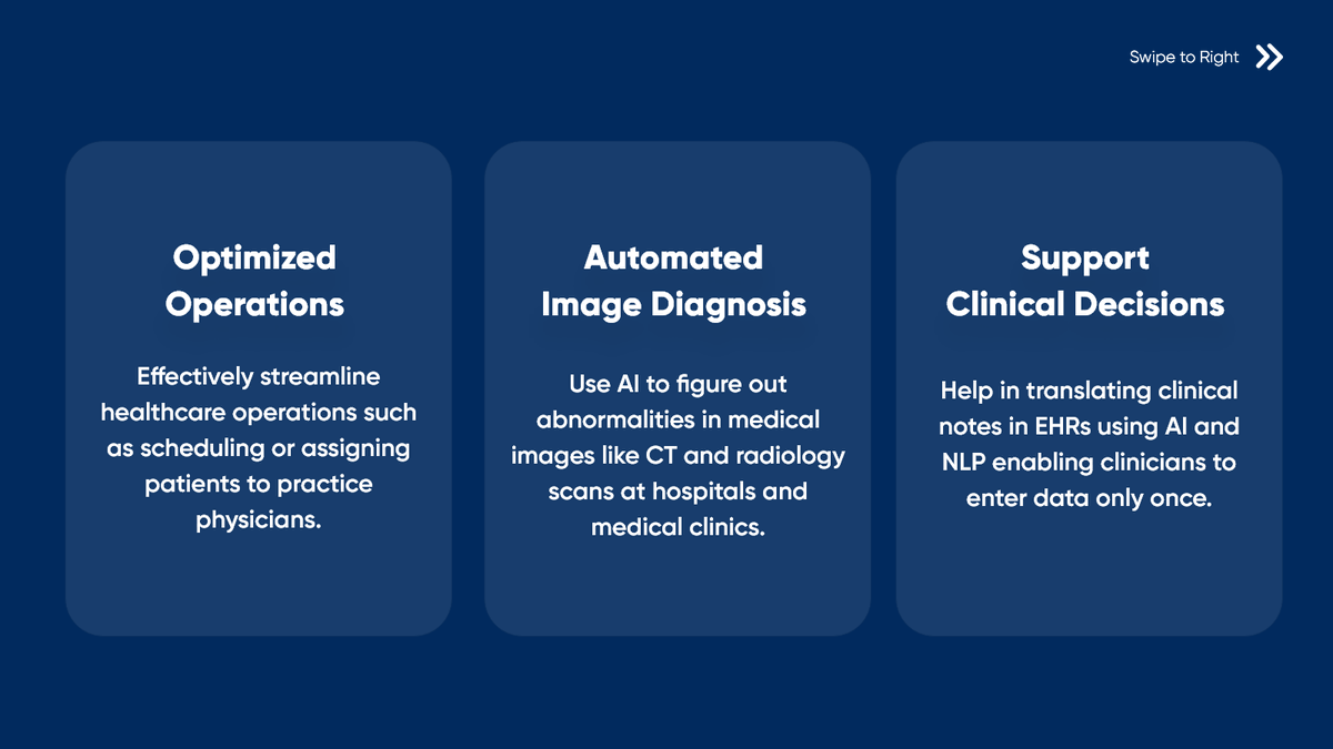 Clavax's tweet image. Enhanced #healthcare, Efficient Processes, Better Diagnosis &amp;amp; more!

Find out how our AI experts can help you integrate AI into healthcare.
clavax.com

#HealthForAll #Health #healthy #PatientCare #patientsafety #wellness #fitness #WellnessJourney #fitnessjourney