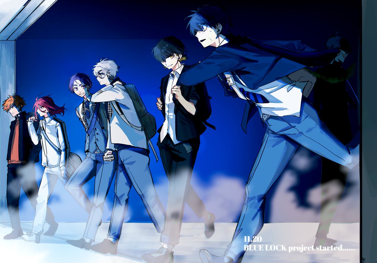 確認(   ¯꒳¯ )ｂ✧ 青に染まる日 #ブルーロック入寮日 #ブルーロックFA