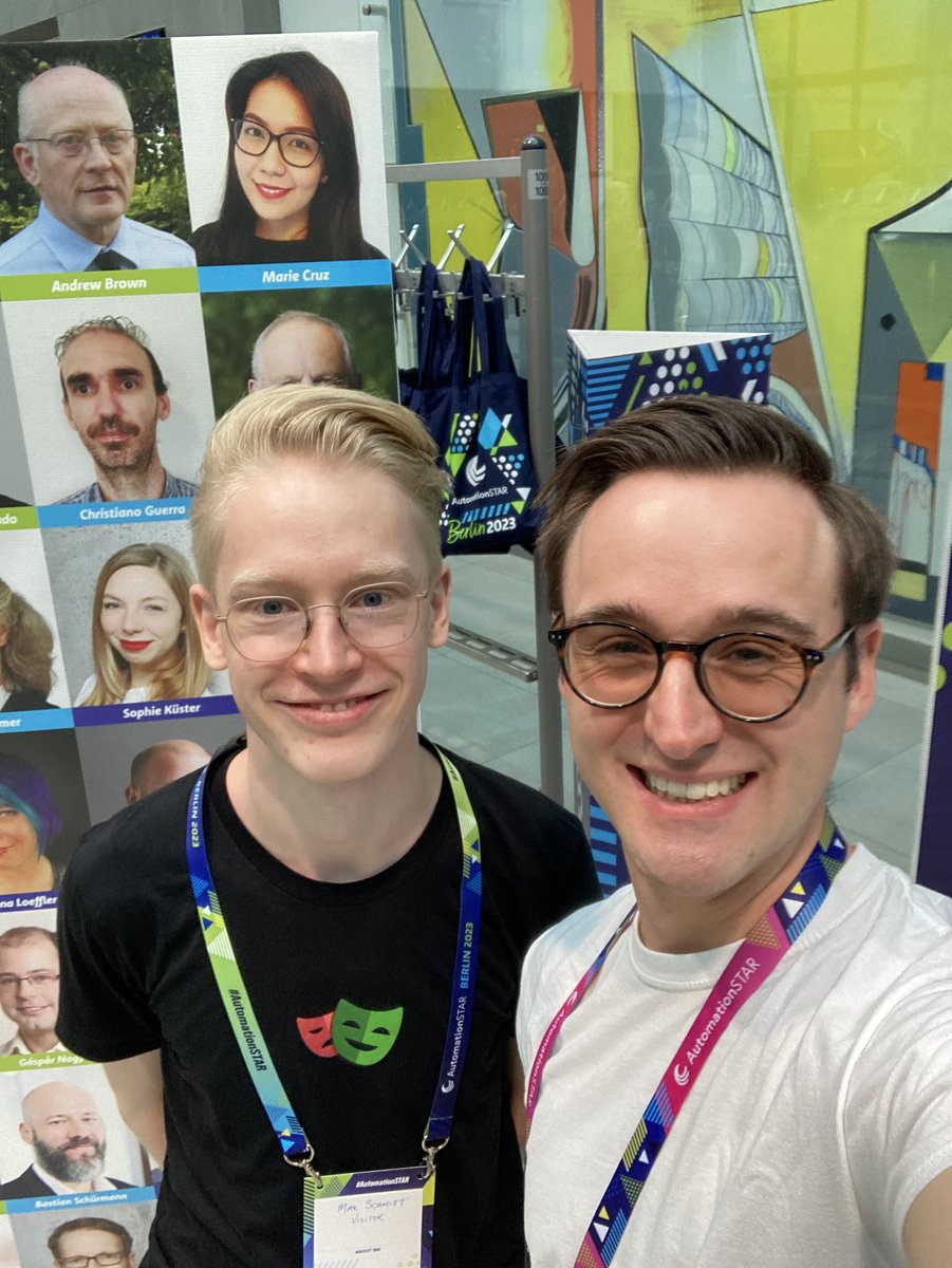 AutomationPanda's tweet image. It’s @mx_schmitt from the @playwrightweb team! He dropped into my @AutomationConf tutorial to help with the Q&amp;amp;A. 😄