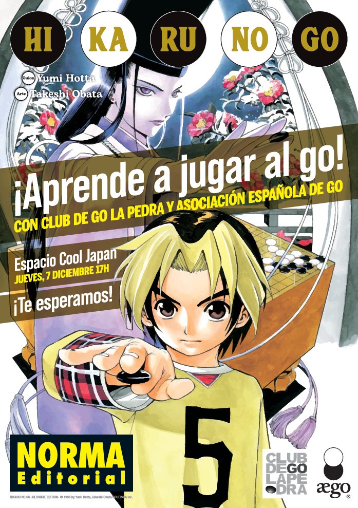 ¡El jueves aprendemos a jugar al go!👀
Contaremos con la presencia de Club de go La Pedra (<a href="/pedrago/">club de go la pedra</a>) y nos enseñarán todos los entresijos del go. ¡Y sortearemos ejemplares de #HikaruNoGo! 😱

¡No os lo perdáis!
👇👇👇👇👇👇
