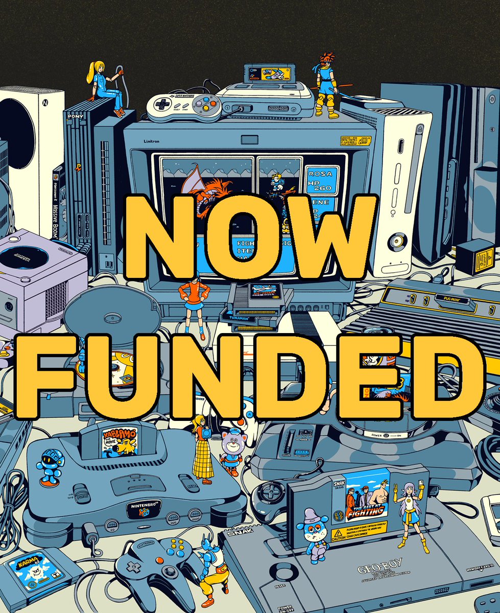 The Console Chronicles is NOW FUNDED 🥳

We cannot thank you enough for your continued support of our follow-up to A Handheld History.

There is more to come for TCC and we need your help to achieve it. Watch this space 👀

Pre-order yours now lostincult.co.uk/the-console-ch…