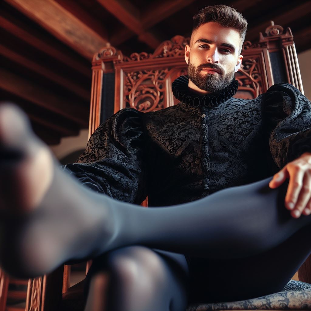 #menintights #ballet #tights #renaissance #man #men #male #gay #guy #pantyhose #bulge #costume #dalle3art #AIart
black noblemen