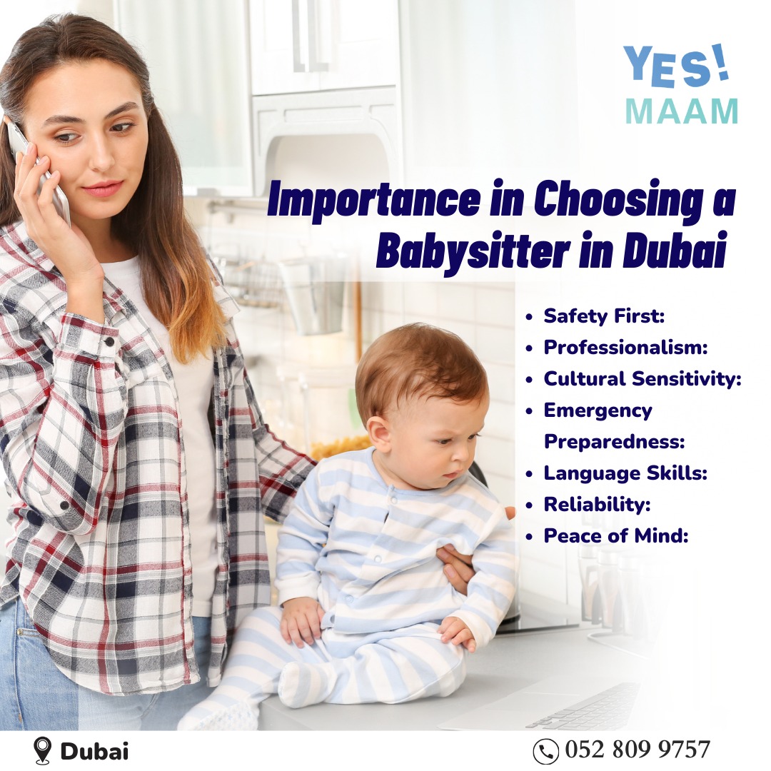 👶 Exploring Dubai with your little one? Choose Yes! Maam for quality childcare with peace of mind. Explore Dubai worry-free, while your child is cared for by the best. 🏙️💼 #DubaiBabysitters #ChildSafety #YesMaamCare