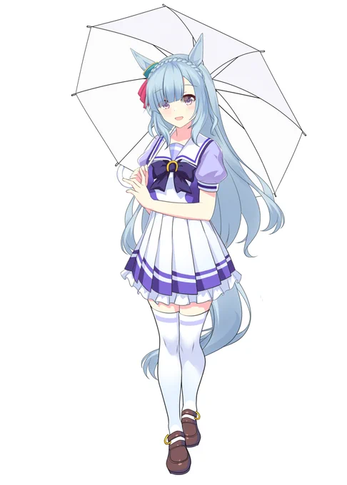 #いい太ももの日 #メジロアルダン ヾ(๑╹◡╹)ノ" 