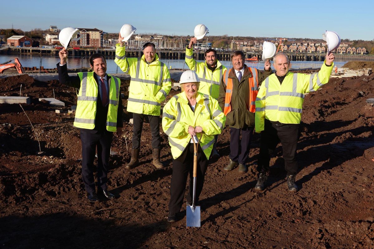 STynesideLabour's tweet photo. The next phase of the Holborn Regeneration Programme is now underway, with works for the first of 144 homes on the multi-million-pound scheme officially starting. 

READ 📰: https://t.co/0RAAWabd7t https://t.co/eAT3lOxHEa