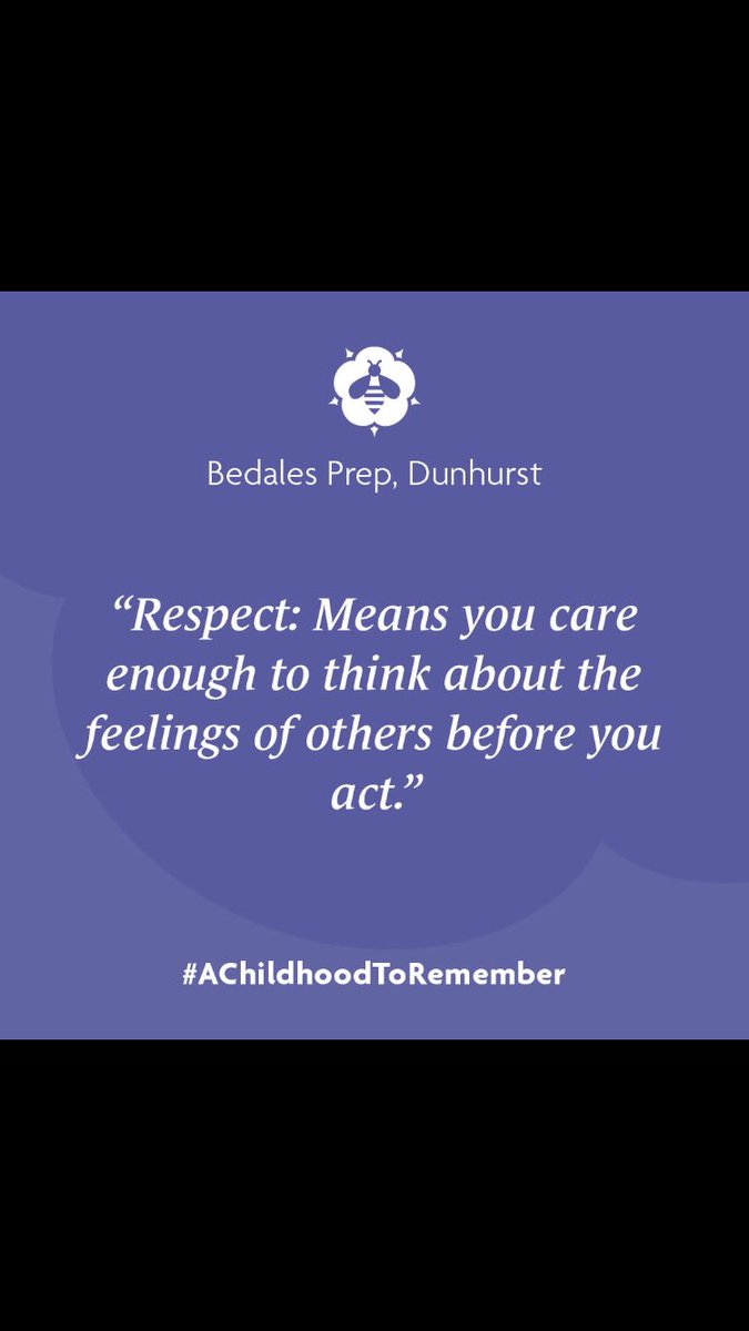 Colin_Baty's tweet image. As we move on from ‘Harmony Week’ Bedales Prep take on Anti-bullying week. This weeks thought of the week ensures we do not lose sight of how we treat others. #Bsaboarding #iapsuk #childhoodtoremember #Bedales