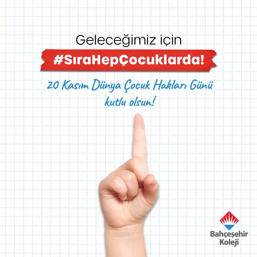 20 Kasım Dünya Çocuk Hakları Günü kutlu olsun!

Geleceğin liderlerine; sevgi, güven, eğitim ve sağlık hakkı tanımak hepimizin sorumluluğu. Birlikte, daha adil ve güzel bir dünya için çocuk haklarına sahip çıkalım. 👧👦

#DünyaÇocukHaklarıGünü