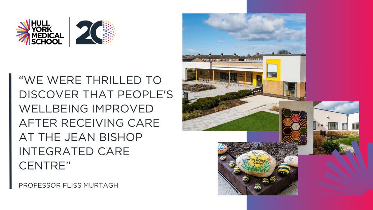 HullYorkMed's tweet photo. 🐝Research by @WolfsonCentre shows the Jean Bishop Integrated Care Centre in Hull improves wellbeing for older adults with frailty.

The Centre's holistic approach reduces hospital admissions, pioneering a new era in proactive community-based care: https://t.co/Ke4xiumYPm https://t.co/QAG0dmA64s