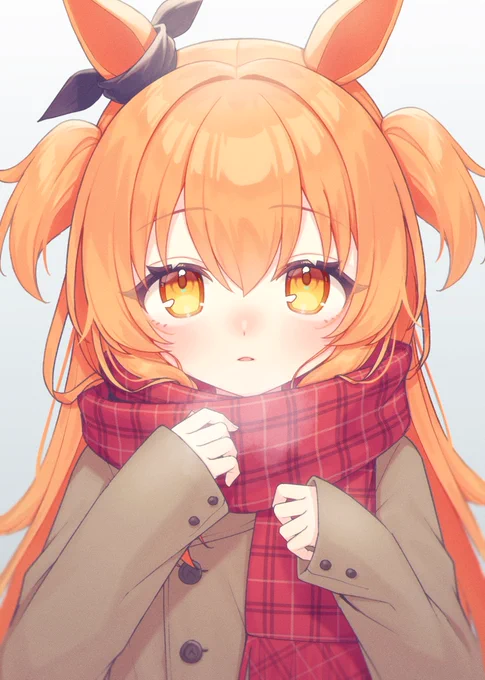「寒いねぇ」#ウマ娘 #マヤノトップガン 