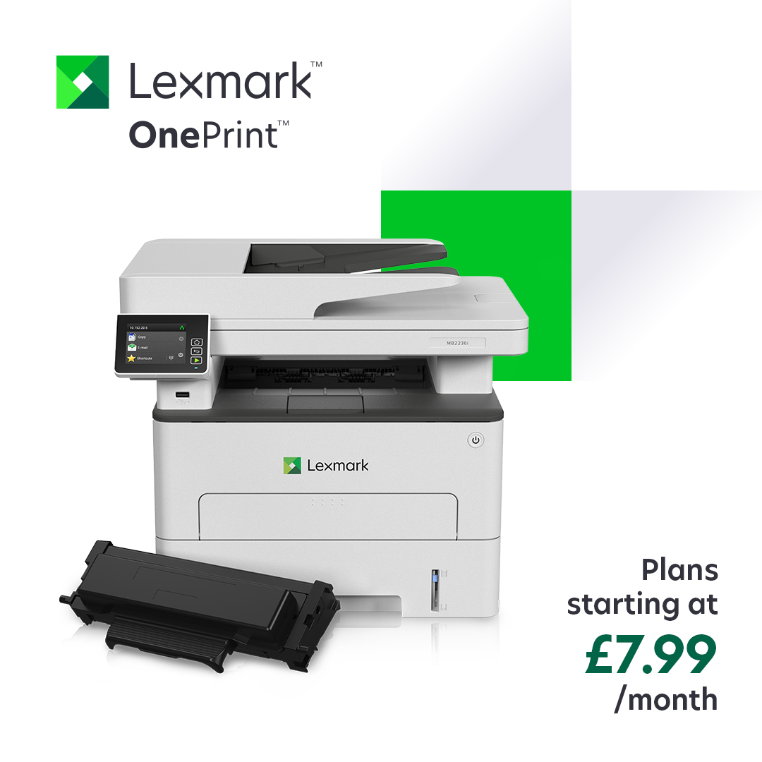 A combination of a Lexmark printer and automatic toner delivery from Lexmark OnePrintTM is the perfect fit for your small business.🤝

Save up to 50% on all your toner needs: bit.ly/3GQUqvo #Toner #Printer #SME