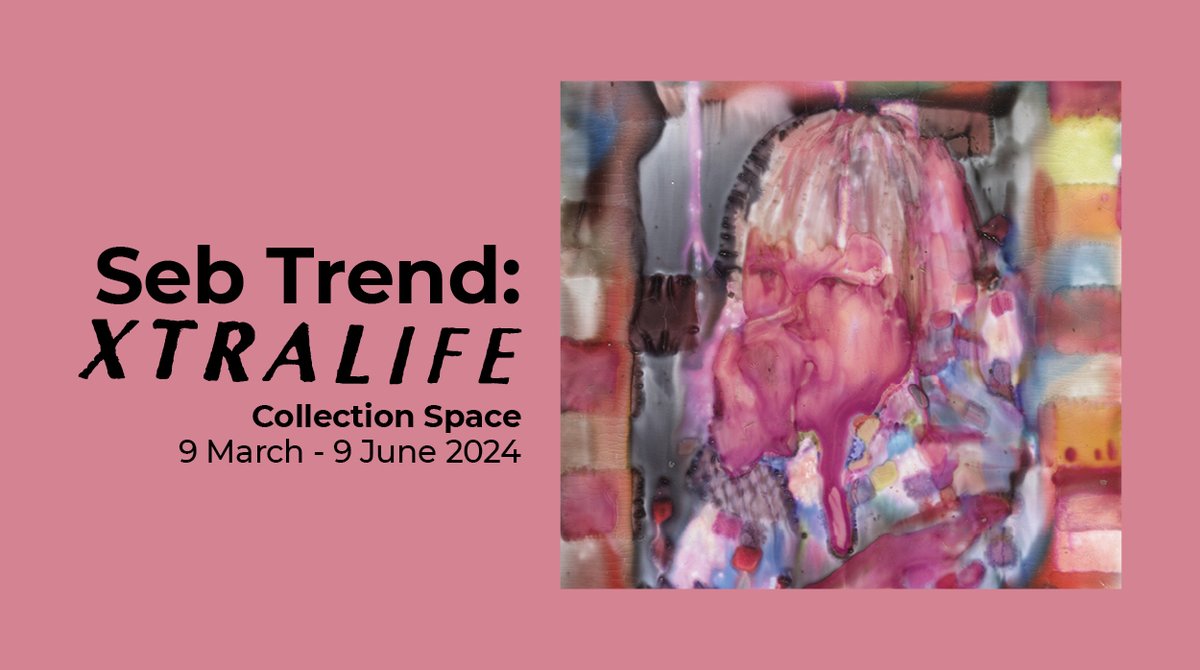 From 9 Mar NGCA Collection Space will present XTRALIFE by artist Seb Trend. Central to XTRALIFE is a series of ‘melted photographs’ in artist made frames produced specifically for the exhibition. This marks the 1st time the photographs have been exhibited together as a solo show.