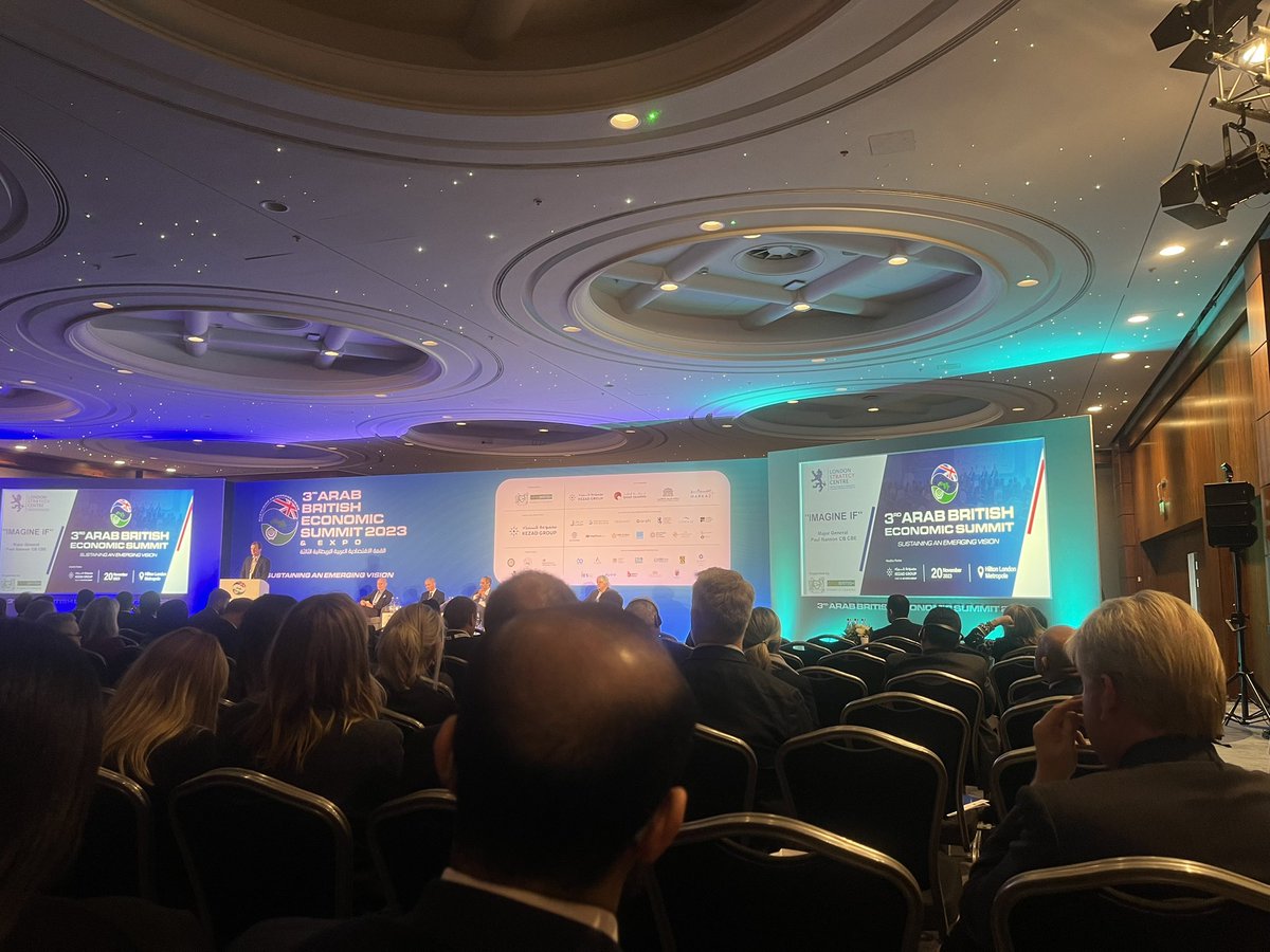 Major General Paul Nanson CB CBE, CEO at London Strategy Centre, sharing his thoughts in our third session at #ABES2023