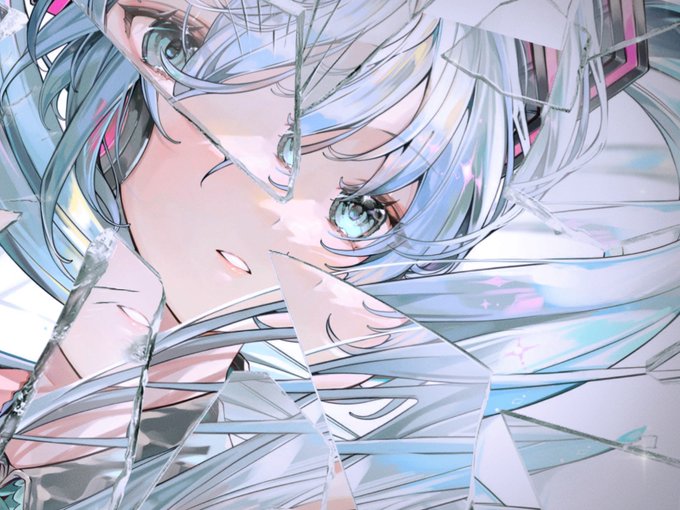 「eyelashes reflection」 illustration images(Latest)