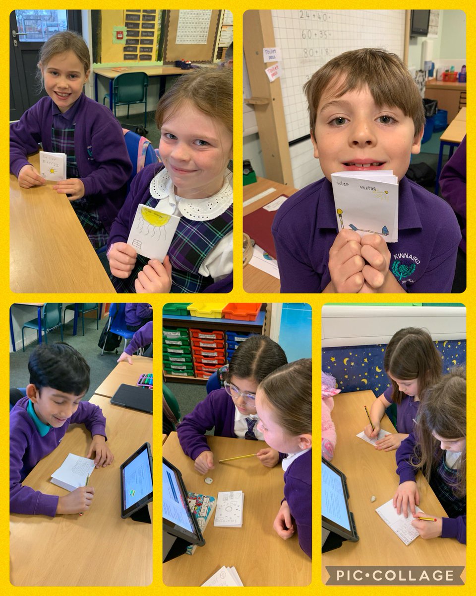 Last week <a href="/KPS_Primary4F/">P4F and Mrs Farquhar</a> completed their mini booklets on solar energy. ☀️ We used the iPad to help us research different facts about solar energy.