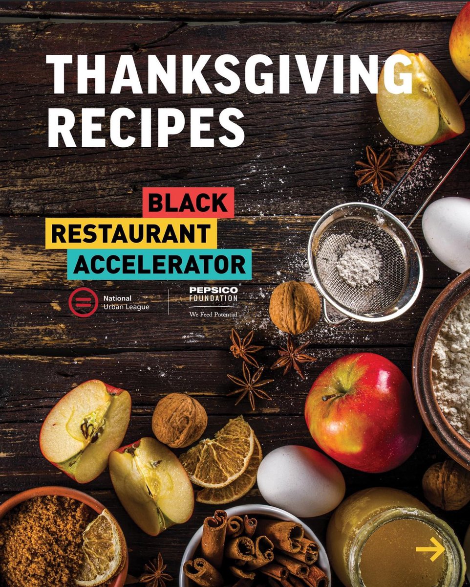 Thanksgiving is officially 3️⃣ days away, and our Black Restaurant Accelerator participants have curated a digital cookbook to help you level up your menu! 🍽️ Visit bit.ly/ThanksgivingRe… for details.