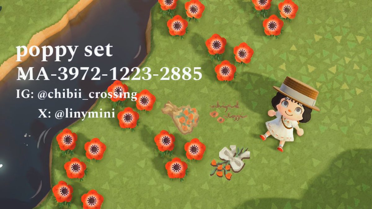 linymini's tweet image. Some more poppy codes that I haven’t posted yet 🤍

#acnh #acnhcode #acnhcodes #acnhdesigns