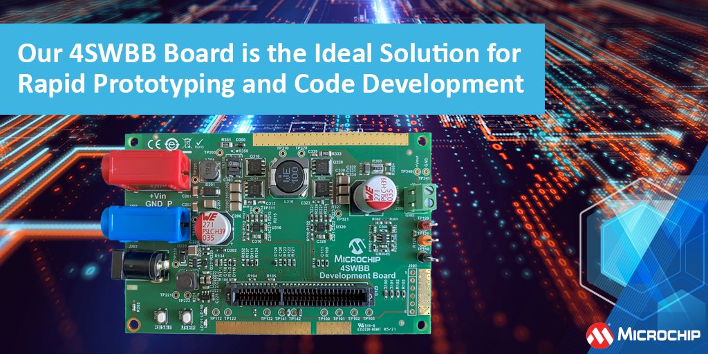 MicrochipTech's tweet image. Check out our 4SW-BB Development Board that supports rapid prototyping and code development. This generic development board has electrical characteristics that are applicable to automotive requirements. Learn more mchp.us/46Fk1Cj. #prototyping #codedevelopment #automotive