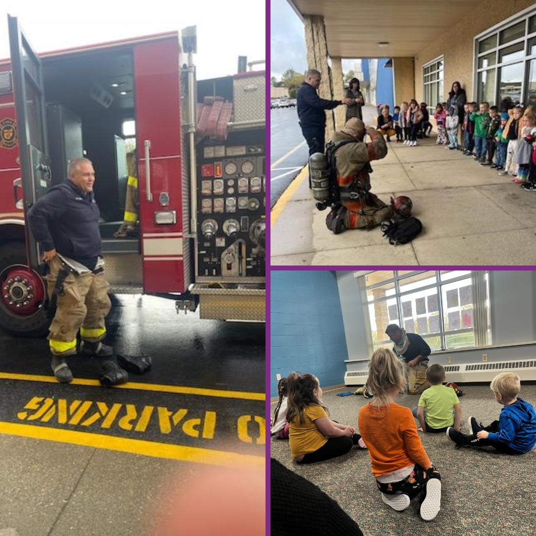 lexschoolsoh's tweet photo. 🚒 Preschool adventures at Lexington Schools! From a firefighter visit to a fall costume party, our little ones had a blast! They crafted a heartfelt Veteran's Day flag, presented to a veteran from Amvet, now proudly displayed for all to see! 🇺🇸 #GoBigLEX https://t.co/f2jGINYEv2