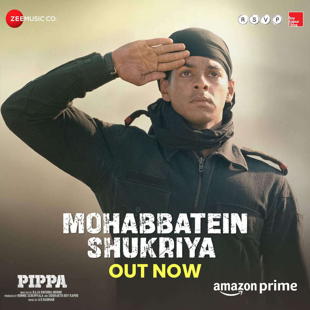 ZeeMusicCompany's tweet image. Let the captivating notes of #Shukriya from #Pippa, crafted by the legendary #ARRahman, carry you away on a musical journey.  TUNE IN now and experience the magic! 🤩❤ 

youtu.be/X4FulGriR4M?fe…

@PrimeVideoIN @arrahman #IshaanKhatter @mrunal0801 @priyanshu29 @Soni_Razdan