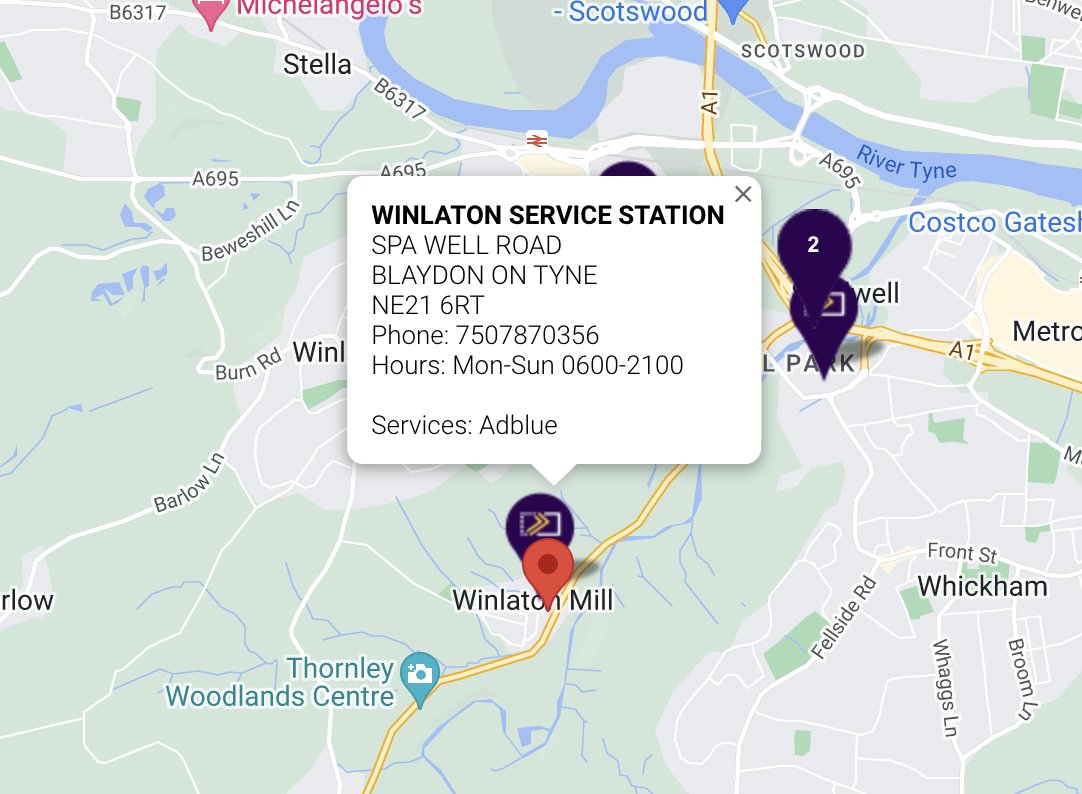 Heading to #CountyDurham? You now have more choices of where to use your Keyfuels card! Visit Winlaton Service Station, NE21 6RT, to use your Keyfuels card - check it out here bit.ly/39F8eWC