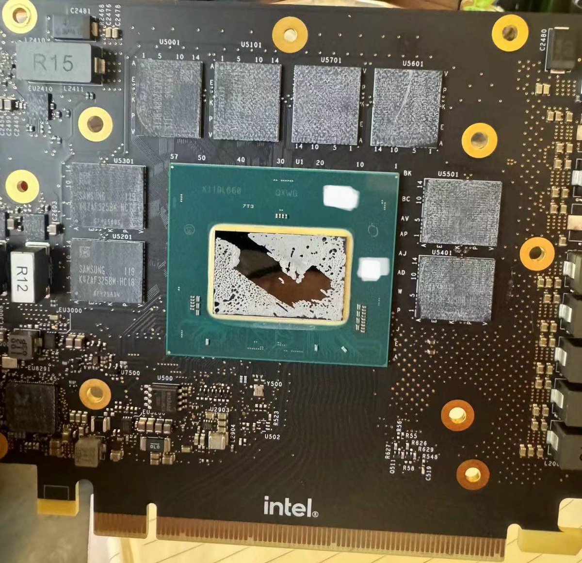 yuuki_ans's tweet photo. intel ARC A770 ES https://t.co/4JxaenEUba