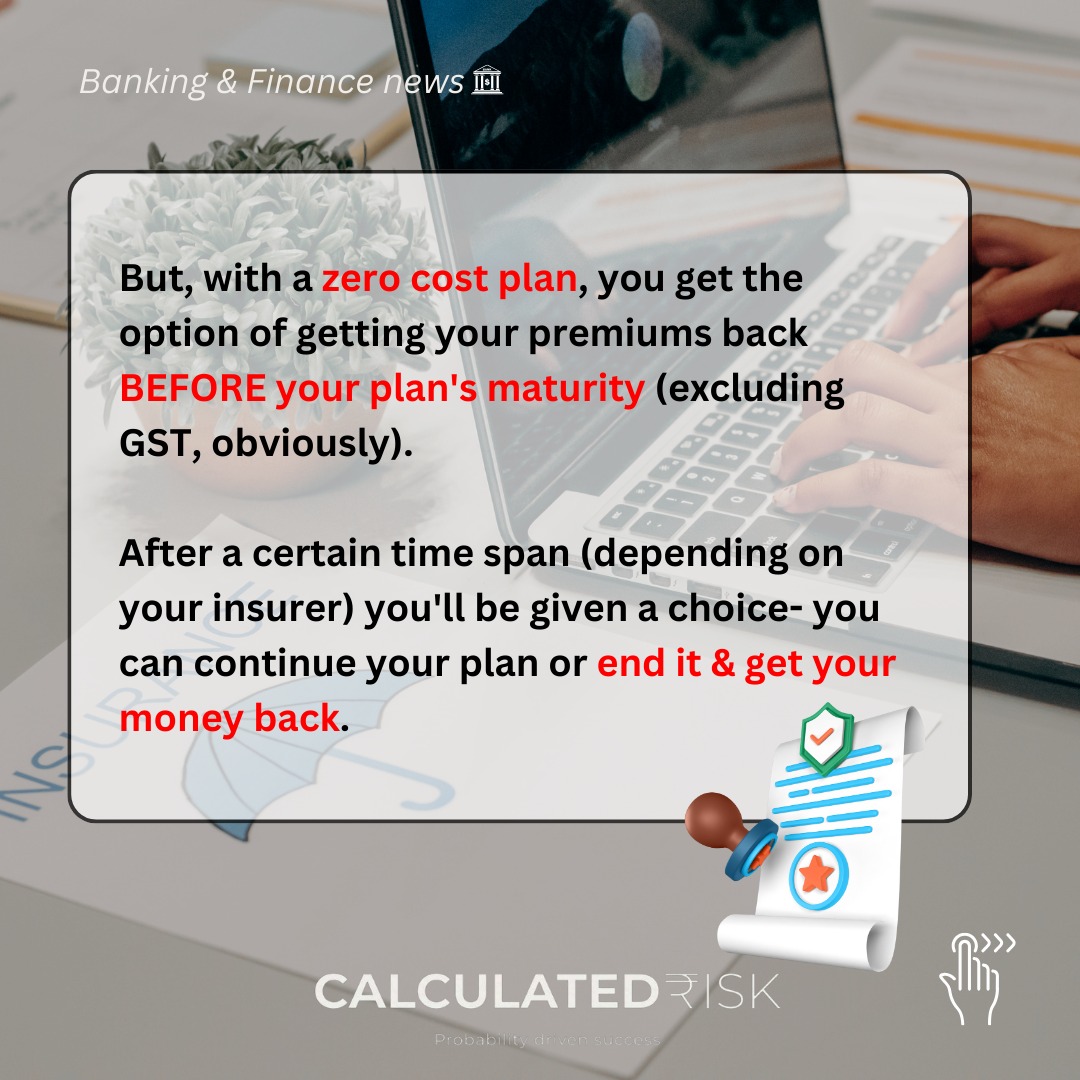 Navigating insurance options: Zero Cost Term vs. Return of Premiums. Learn which suits your financial goals better! 
#InsuranceChoices #FinancialPlanning