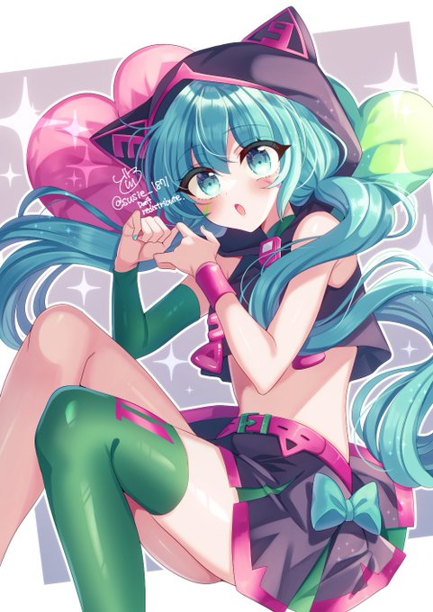 ふとももミクさん
 #いい太ももの日 