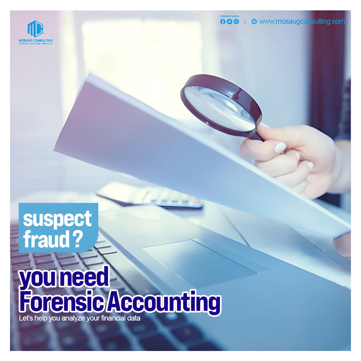 Discover the truth behind your numbers with our Forensic Accounting services. We dig deep, finding clarity in numbers to protect your financial truth. Trust us for accurate insights. #ForensicAccounting #FinancialClarity