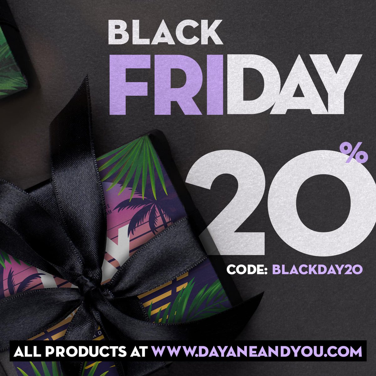 Arriva il black friday anche per Dayane and you!📷
20% sul nostro sito utilizzando il codice BLACKDAY20 📷

dayaneandyou.com