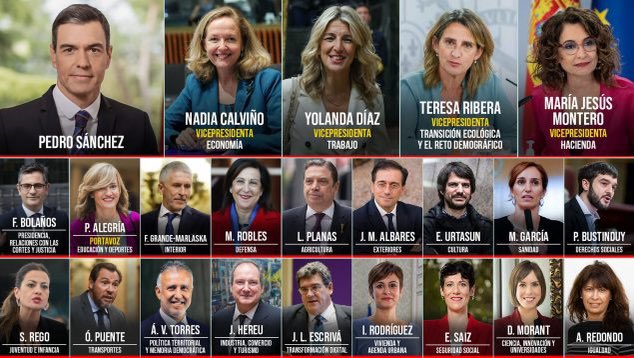 Este será el gobierno de Pedro Sánchez.
Para echarse a temblar.
Comunistas, puteros, macarras, sectarios, indigentes mentales, MeMa, indignos, gente sin palabra y mentirosos.
La que nos espera 🤦