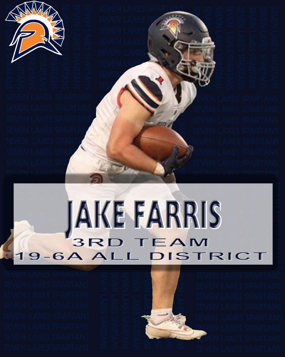 7LHSFootball's tweet photo. Congratulations to Jake Farris for earning 3rd Team All District! https://t.co/MUQBWtVVAf