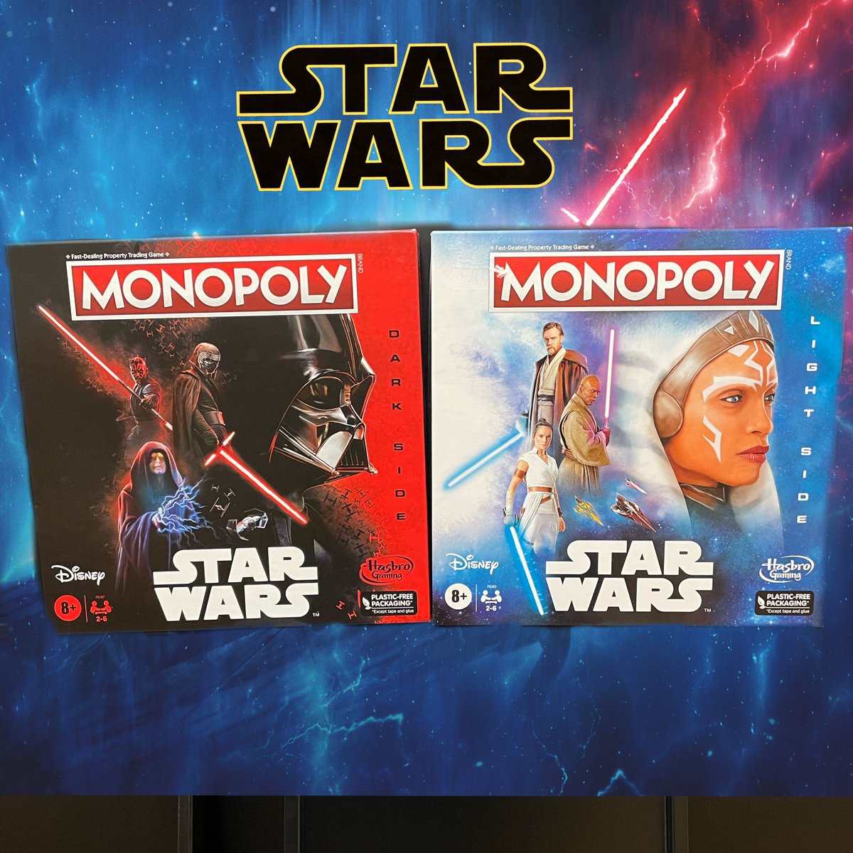 💫 STAR WARS 💫 More perfect Christmas gift ideas! Star Wars monopoly! Light or dark side - which will you choose? 🤔 #starwars #disney #monopoly #christmas #gifting