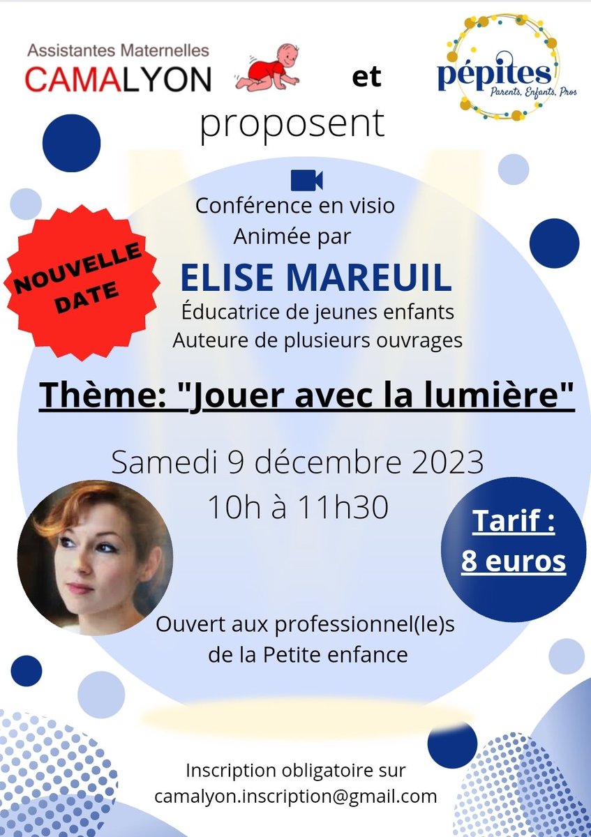 Camalyon3's tweet photo. Une idée lumineuse pour cette fin d'année, besoin d'être éclairer pour de nouvelles activités pour les petits.

Inscription via le lien ci-dessous ⤵️ 
https://t.co/uxYyHdxLVW

#joueraveclalumiere #webinairecamalyon #assmatslyon #elisemareuil https://t.co/ypT2ltDNFK