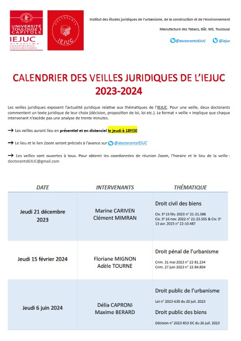 DoctorantsIEJUC's tweet photo. 🖼️Portrait - Lors de nos veilles, vous aurez l'occasion de rencontrer Marine Cariven, qui effectue sa thèse sous la direction du Pr. G.Beaussonie. Elle travaille sur l'appropriation de l'information, mêlant de façon complémentaire des approches civiles et pénales. + d'infos👇 https://t.co/J9HwGjluIB