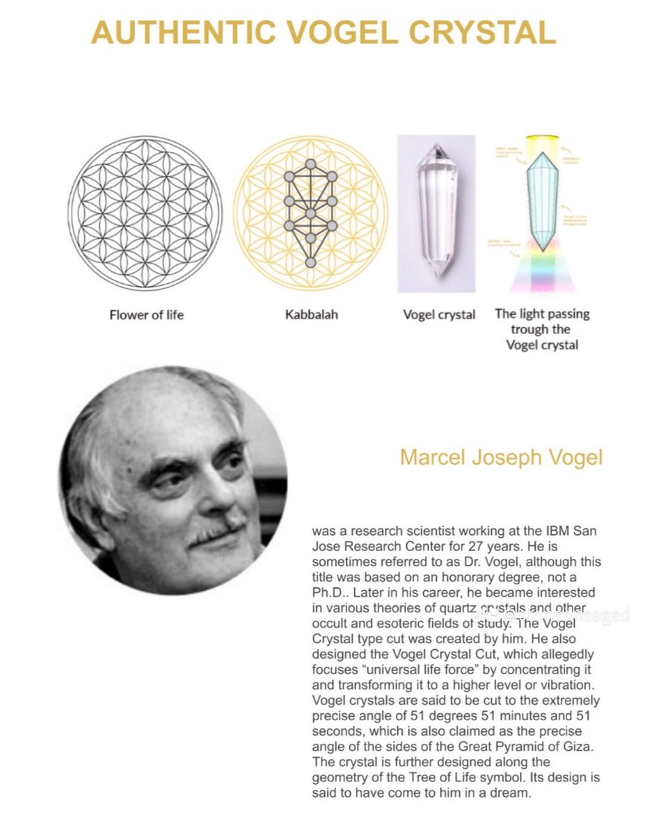 What are Vogel Crystals? 
#drvogel #vogel #vogelcrystals #floweroflife #sacredgeometry #kabbalah #magicoflight