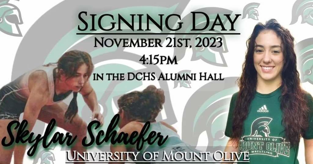 DCHHornets's tweet image. Come on out and support Skylar Schaefer as she signs her National Letter of Intent