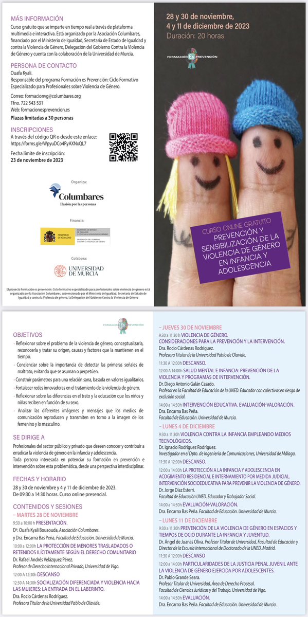 Interesante curso, on-line y gratuito.