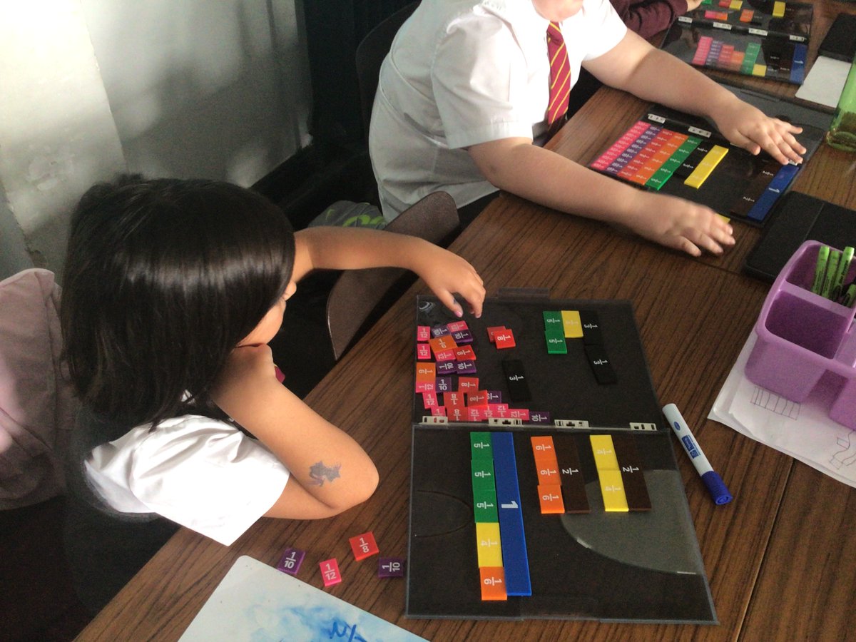 Primary 6 enjoyed exploring a range of concrete materials to help them develop their understanding of fractions. <a href="/glasgowcounts/">Glasgow Counts</a>