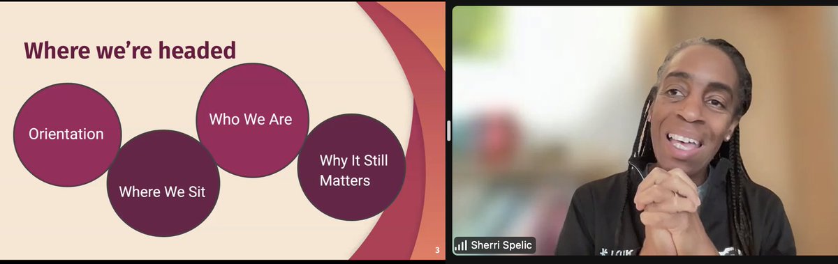 JoelJrLLABAN's tweet photo. Sherri Spelic @edifiedlistener provided space for us to pause, listen, tell stories; and guiding us to understand "who we are, where we sit, and why it matters." | Learning to Action Foundational - Self &amp; Systems @ISSCommunity #issedu #intELOC https://t.co/Ntwy892QGb