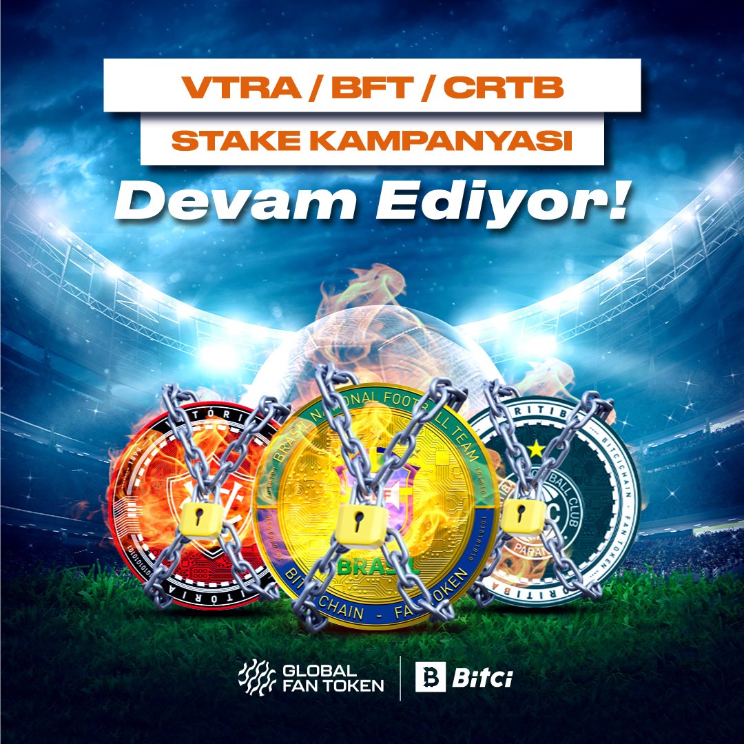 Bitci_FanToken's tweet photo. 🔐Stake kampanyaları devam ediyor! 🔐
🗓️ Bu hafta alınan sonuçlara göre;
15.000 adet $VTRA
25.000 adet $SNFT
100.000 adet $BFT
200.000 adet $ENFT
stake edilecektir. 🥳
#GlobalFanToken #Bitci #Stake https://t.co/GEB0KCG01C