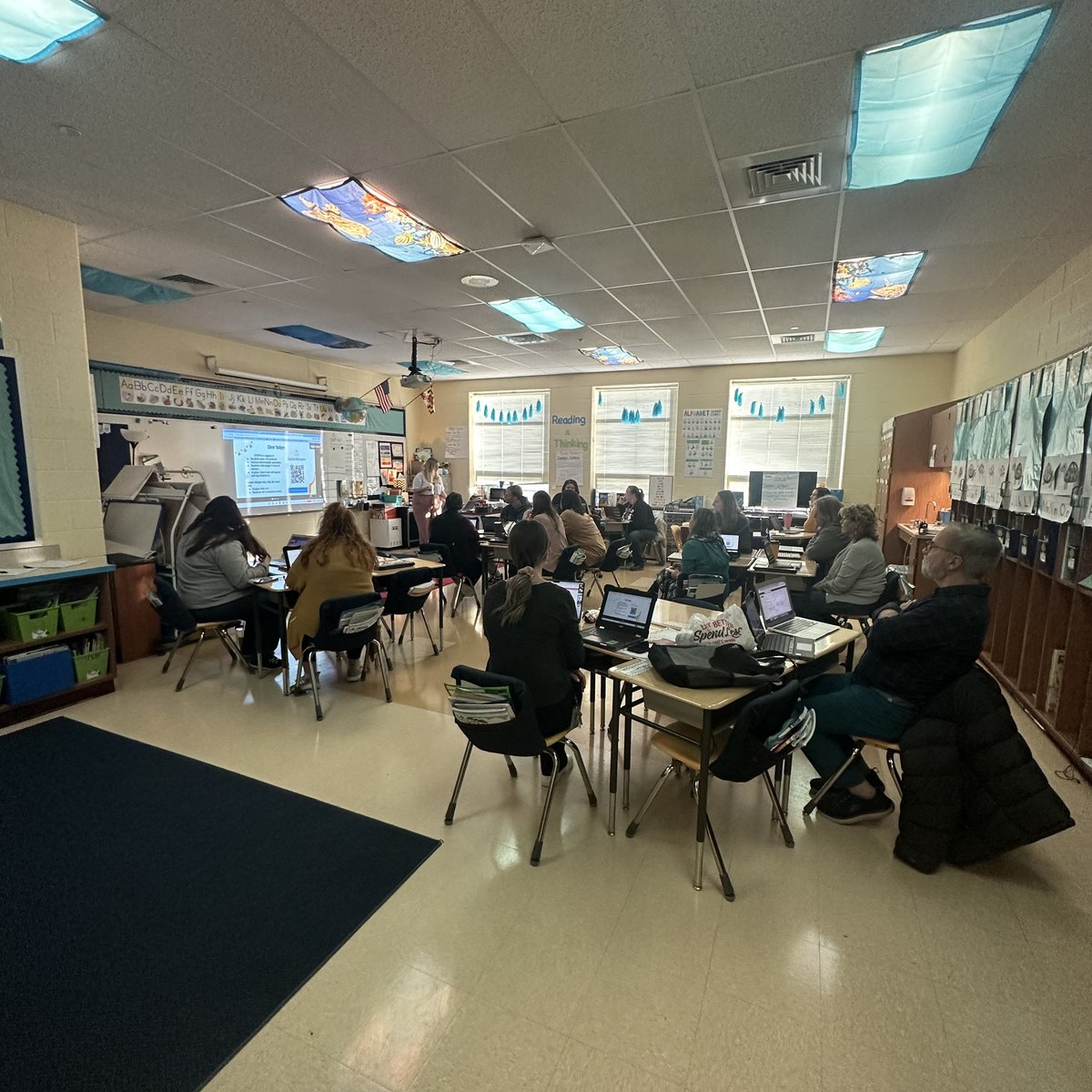 EdTech Professional Learning at Ruth Ann Monroe Primary with Tiffany Spizzo!  <a href="/MrsSpizzo19/">Tiffany Spizzo</a>