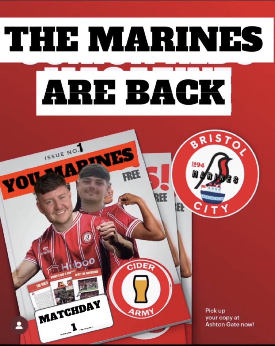 bcfc_marines's tweet photo. 📆Matchday 1.

New league, more uninteresting history to be made https://t.co/l85pOI8l2z