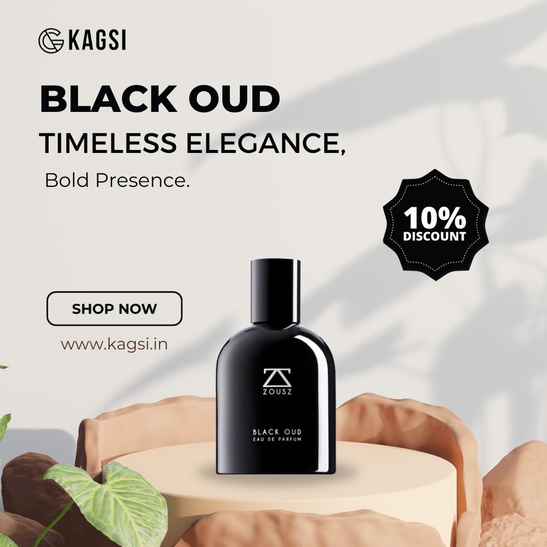 Dive into sophistication with our Black Oud fragrance.

Enjoy an exclusive 10% off – because your unique style deserves a signature scent. 🌟✨ 

Use Coupon Code: Kagsi10

Visit: kagsi.in

#discount #mensproducts #launch #perfume #perfumecollection #perfumes