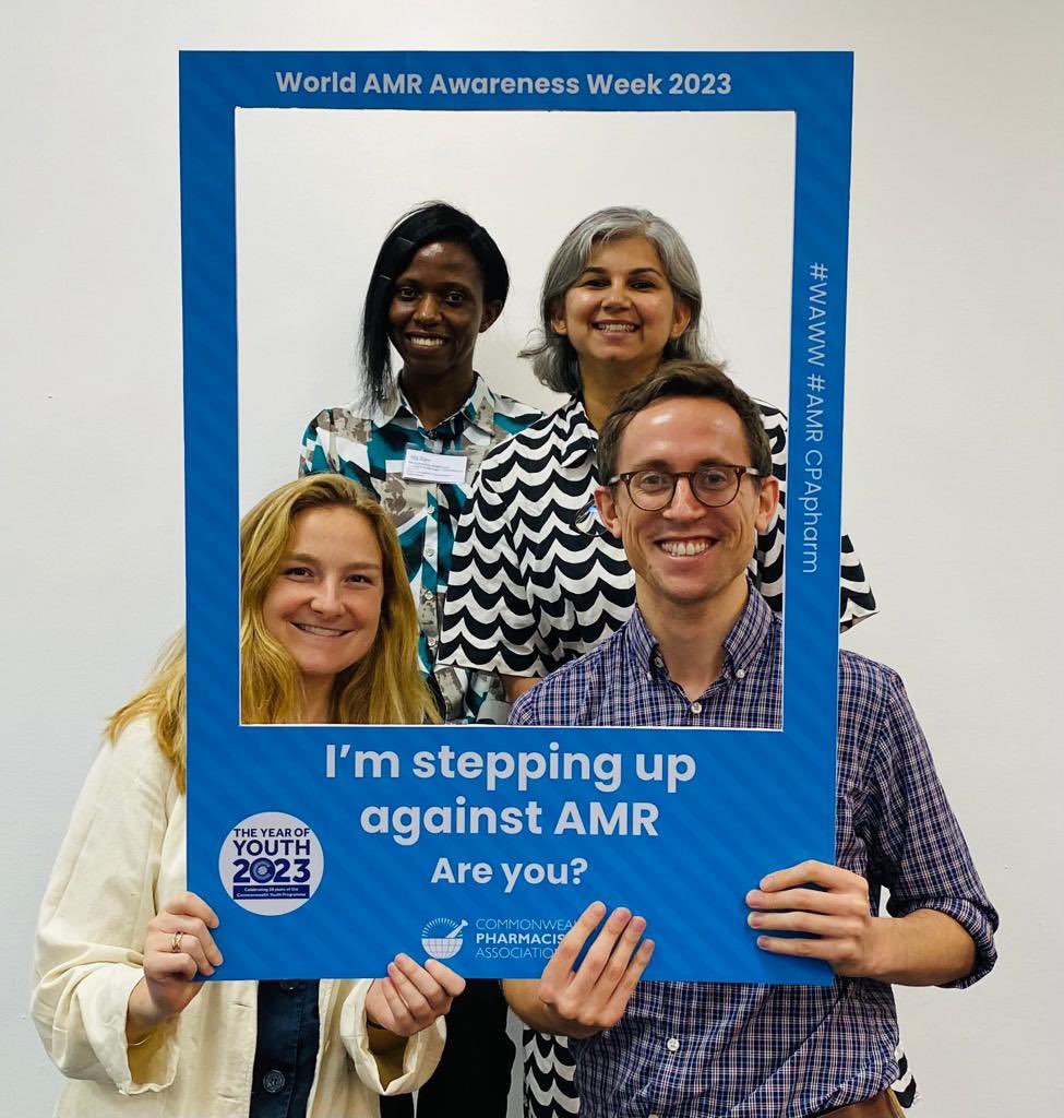Misuse and overuse of antimicrobials in humans, animals and plants are accelerating the development and spread of AMR worldwide. We’re stepping up against AMR. Are you? #WAAW2023 #WAAW #YearOfYouth #CommonwealthYouth #CPApharm