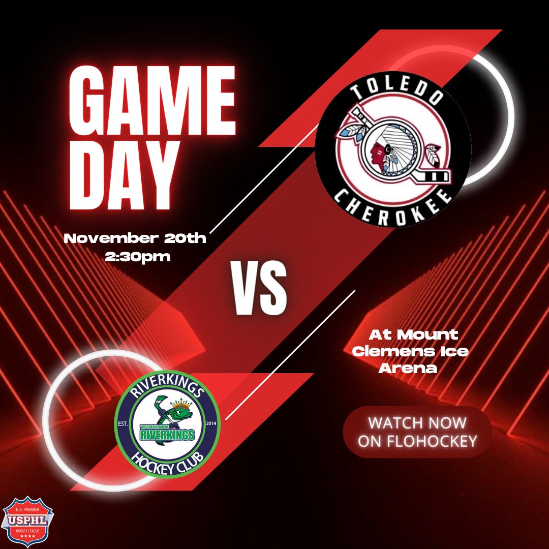 Toledo_Cherokee's tweet image. 🚨ITS GAME DAY🚨
The Tribe will take on the @riverkingshockey at 2:30pm puck drop to close out the Detroit Showcase! Stream all the showcase games on Flohockey! 
#ROLLTRIBE #SAPPSTRONG #REDEMPTIONTOUR