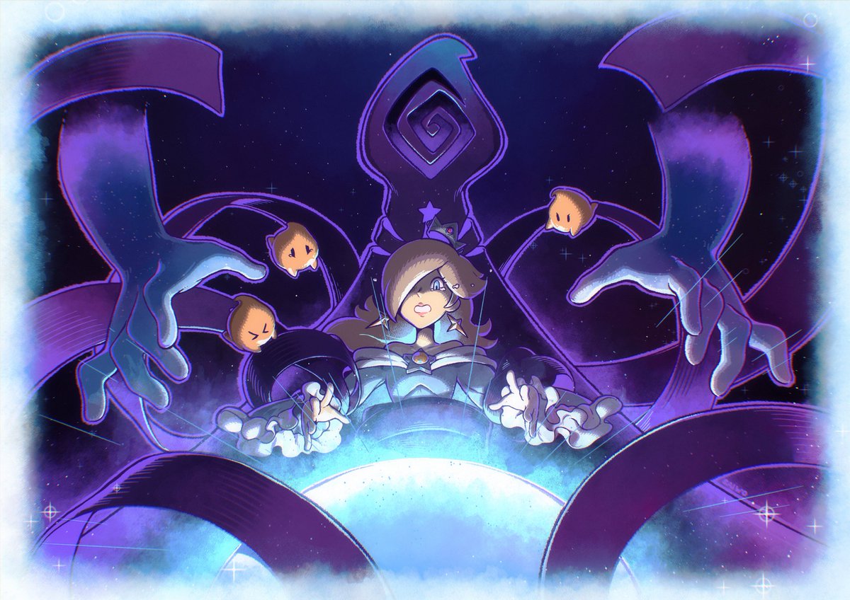 Recent commission I finished of Cursa and Rosalina