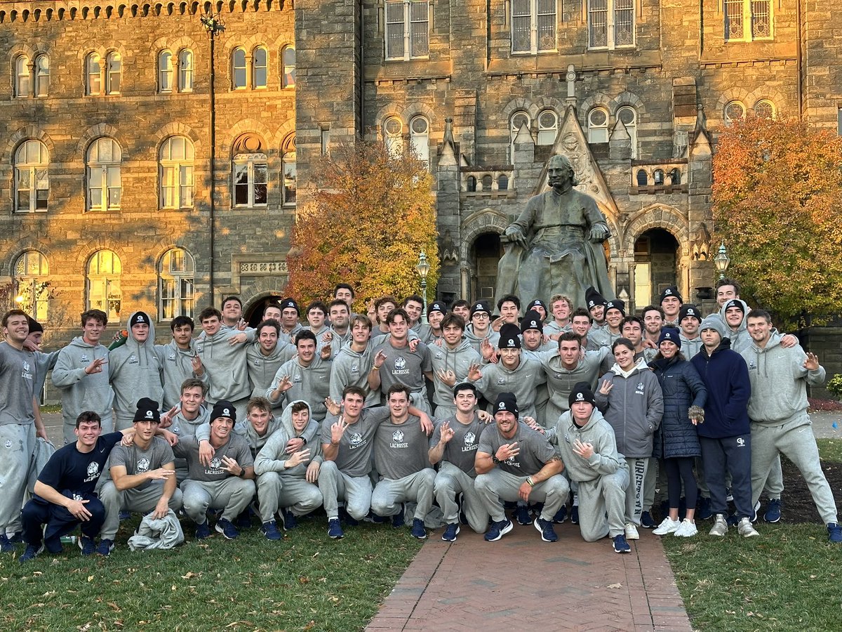 Georgetown MLacrosse tweet media