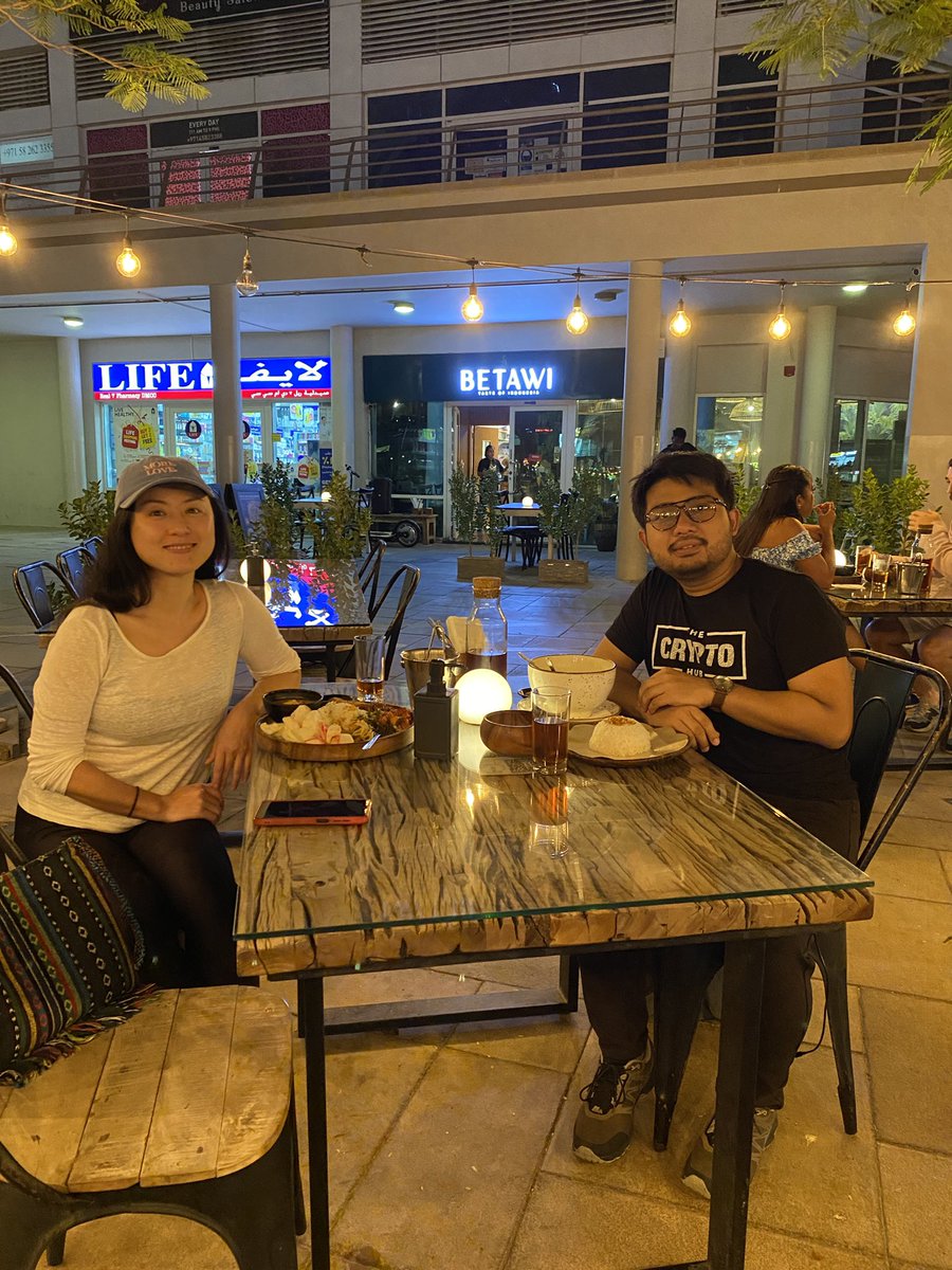 Fantastic dinner last night—so glad to connect with you <a href="/carolchenpku/">carolchen</a> 🌟

Dived deep into discussions on VC, investments and exciting plans for the <a href="/0xContentFi/">ContentFi Labs</a> over Indonesian🇮🇩 meals.

Feeling inspired &amp; ready for the journey ahead!🚀💡

#ProductiveDinner #web3community #Dubai